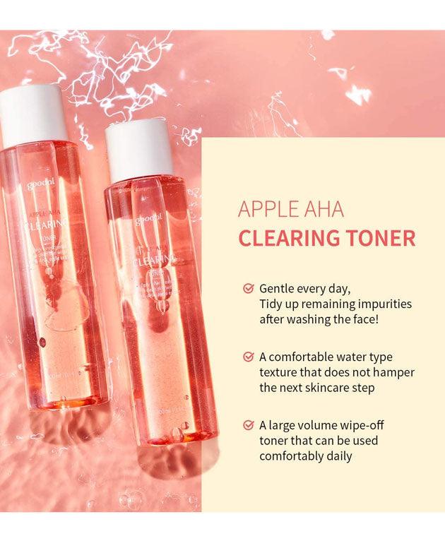 Apple AHA Clearing Toner for Sensitive Skin [GOODAL] Korean Beauty - K Beauty 4 Biz